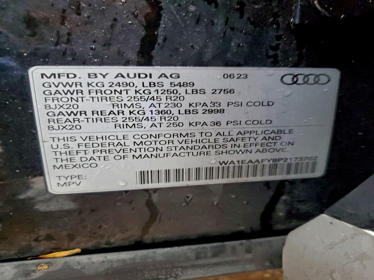 2023 AUDI Q5 PREMIUM PLUS 45 photo 13