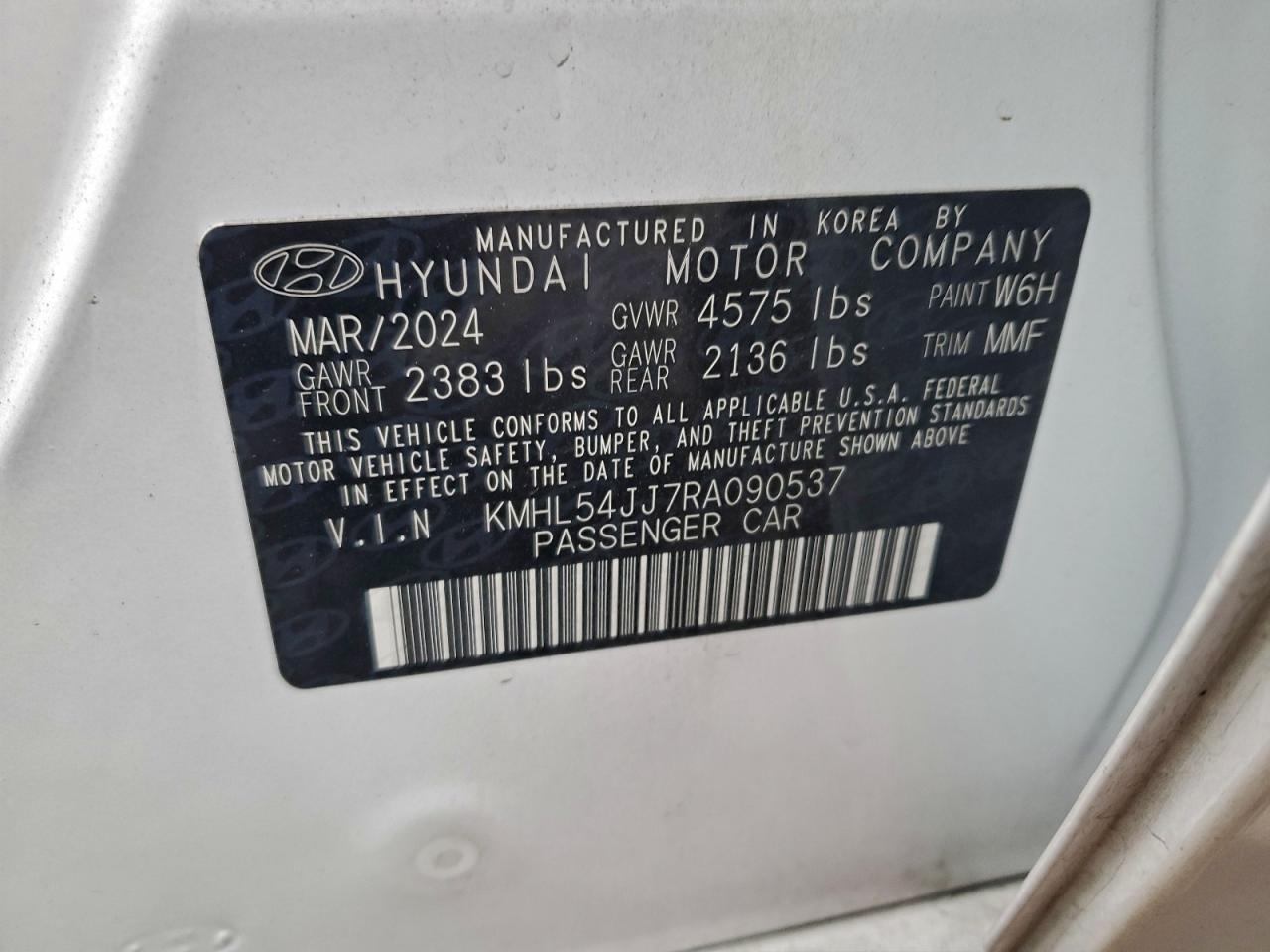 2024 HYUNDAI SONATA HYBRID photo 13