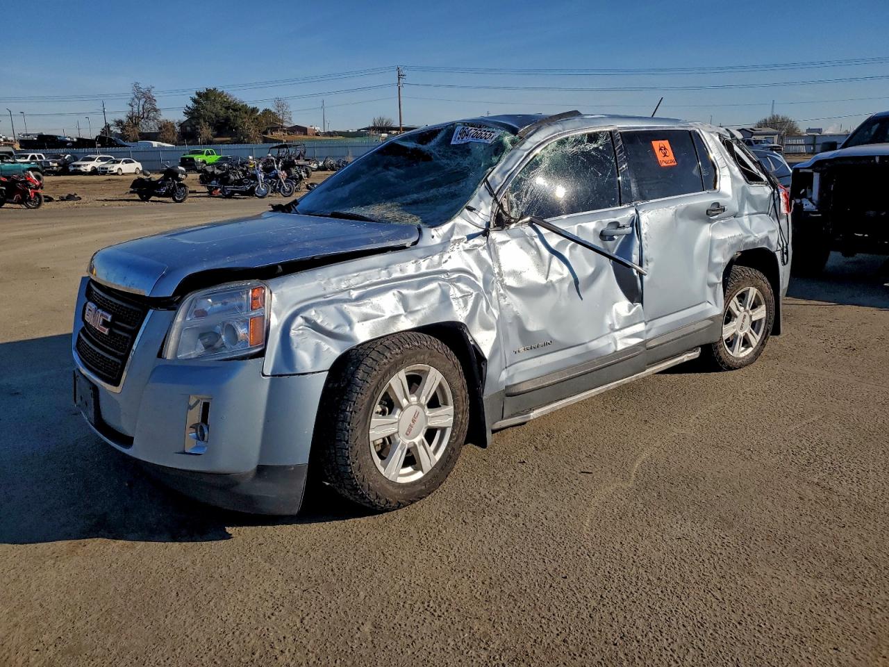 2015 GMC TERRAIN SLT — ROLLOVER damage — photo 1