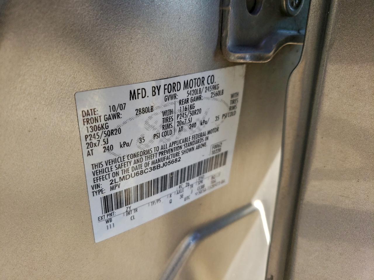 2008 LINCOLN MKX photo 13