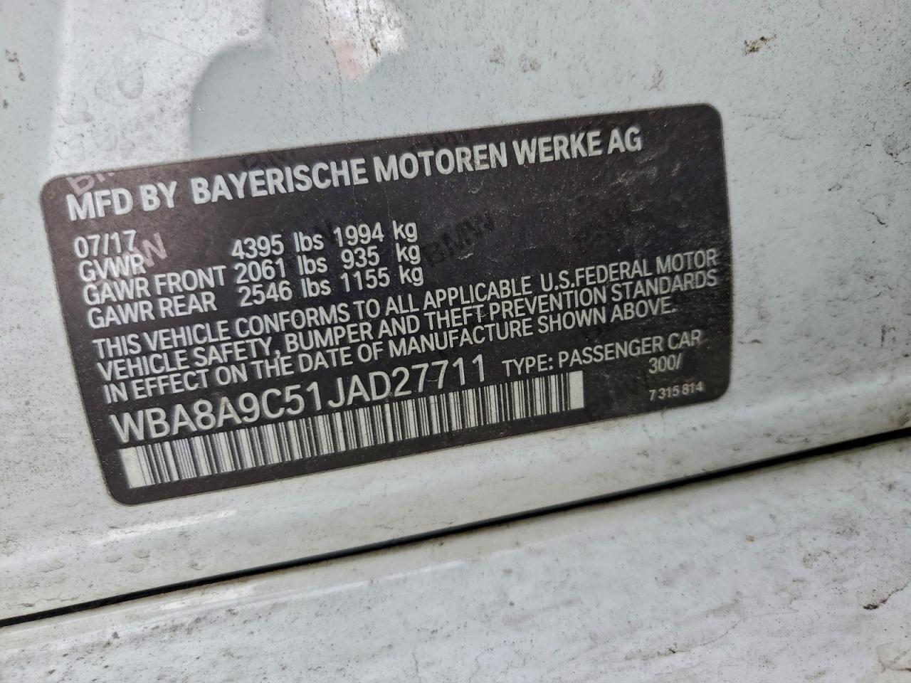 2018 BMW 320 I photo 12