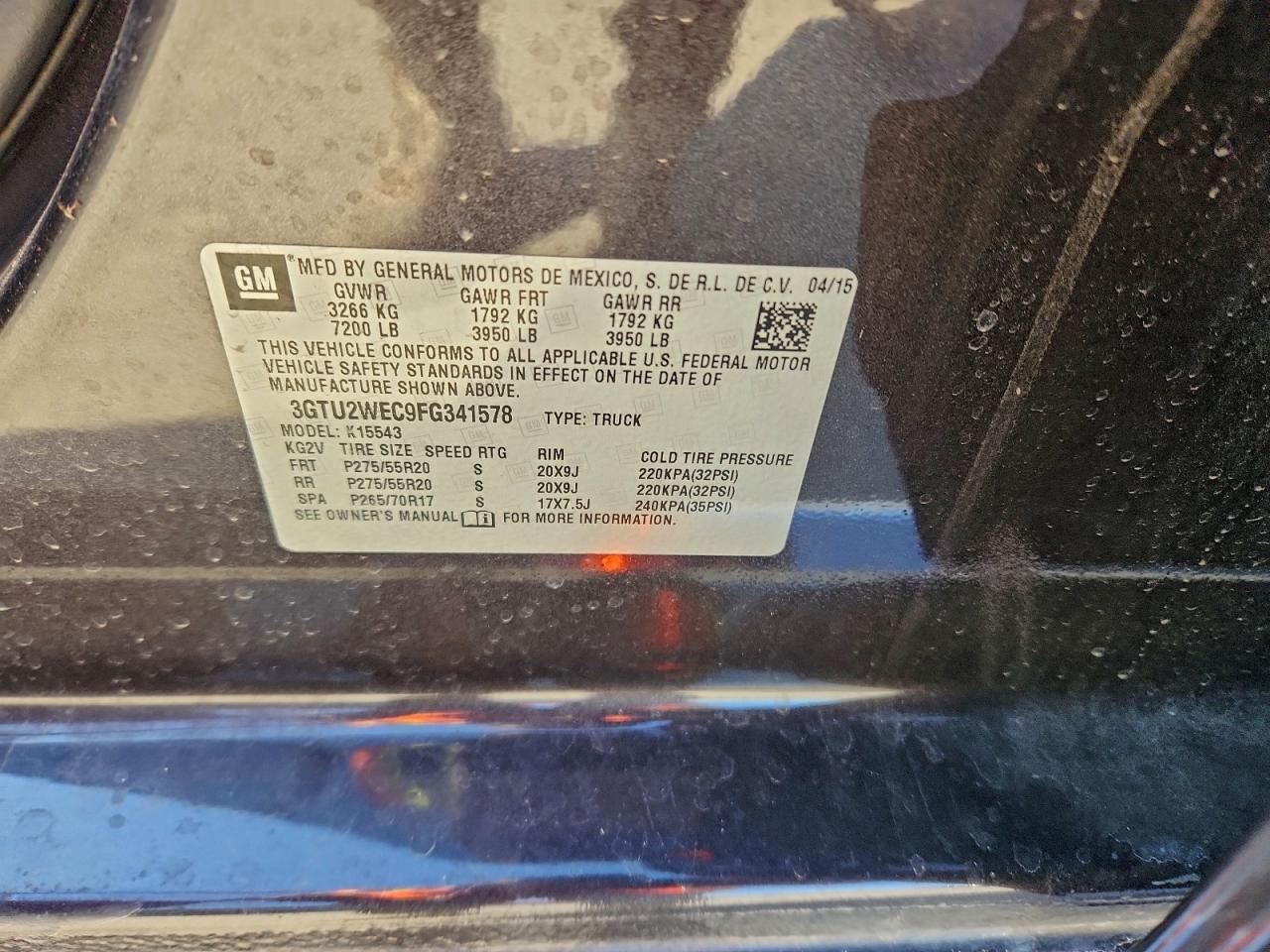 2015 GMC SIERRA K1500 DENALI photo 13