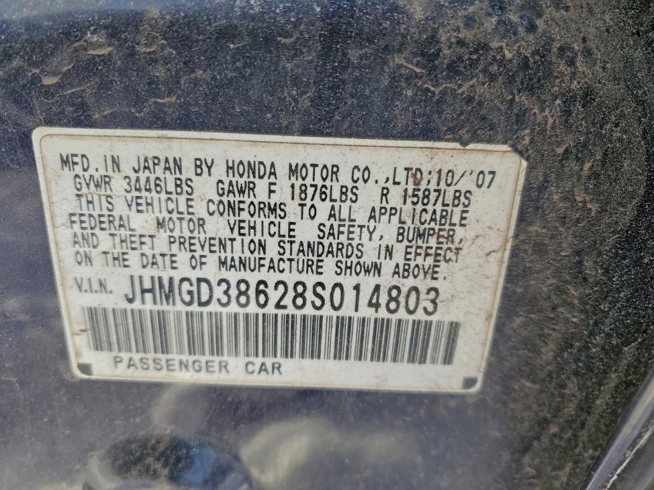 2008 HONDA FIT SPORT photo 12