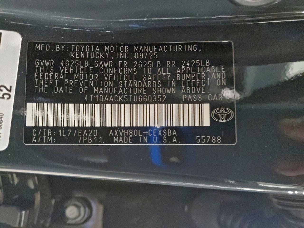 2026 TOYOTA CAMRY XSE photo 12