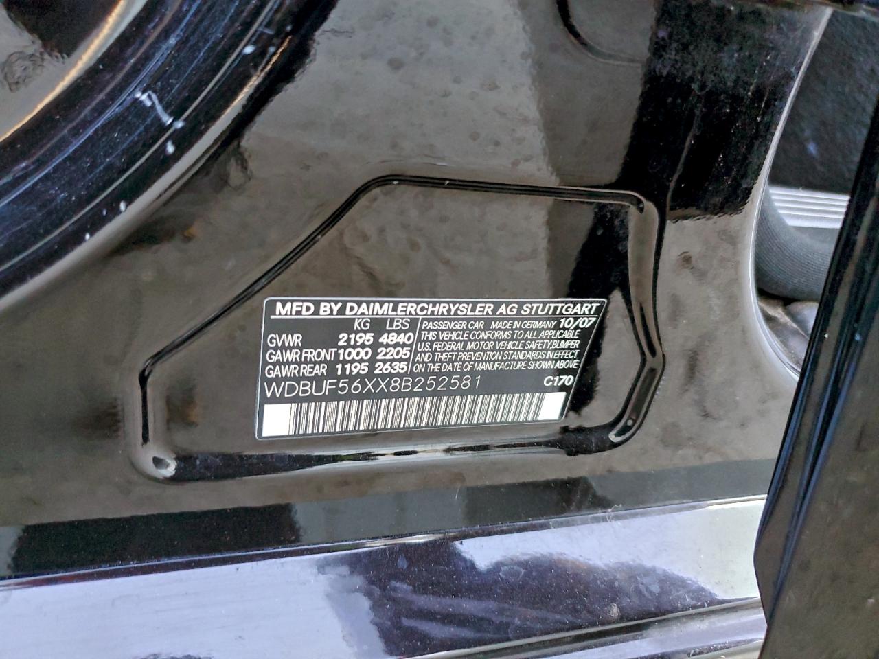 2008 MERCEDES-BENZ E 350 photo 12