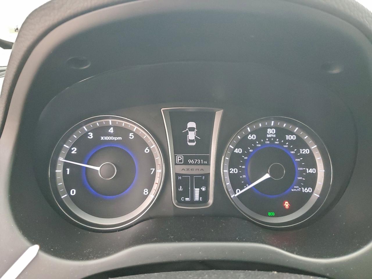 2012 HYUNDAI AZERA GLS photo 9