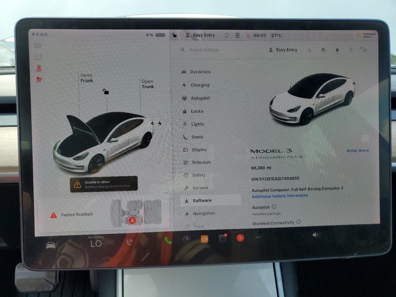2020 TESLA MODEL 3 photo 9