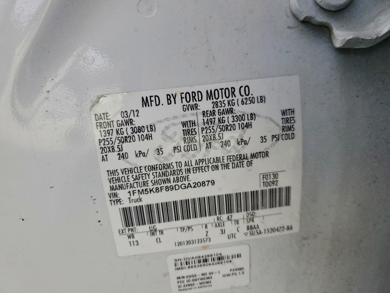 2013 FORD EXPLORER photo 13
