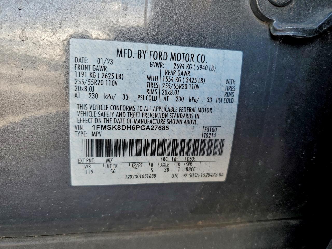 2023 FORD EXPLORER XLT photo 13