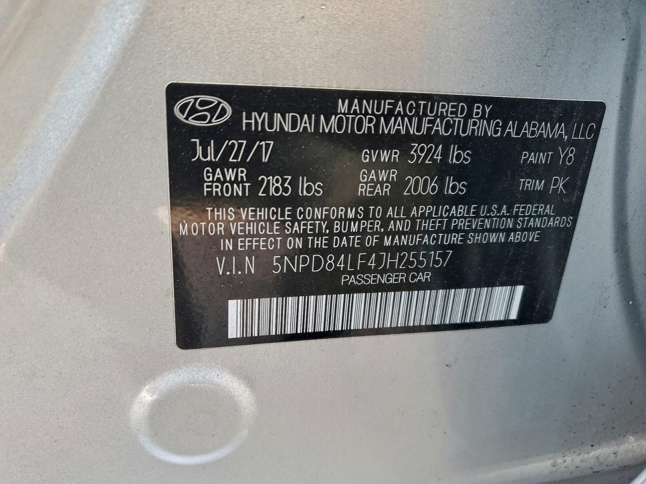2018 HYUNDAI ELANTRA SEL photo 12