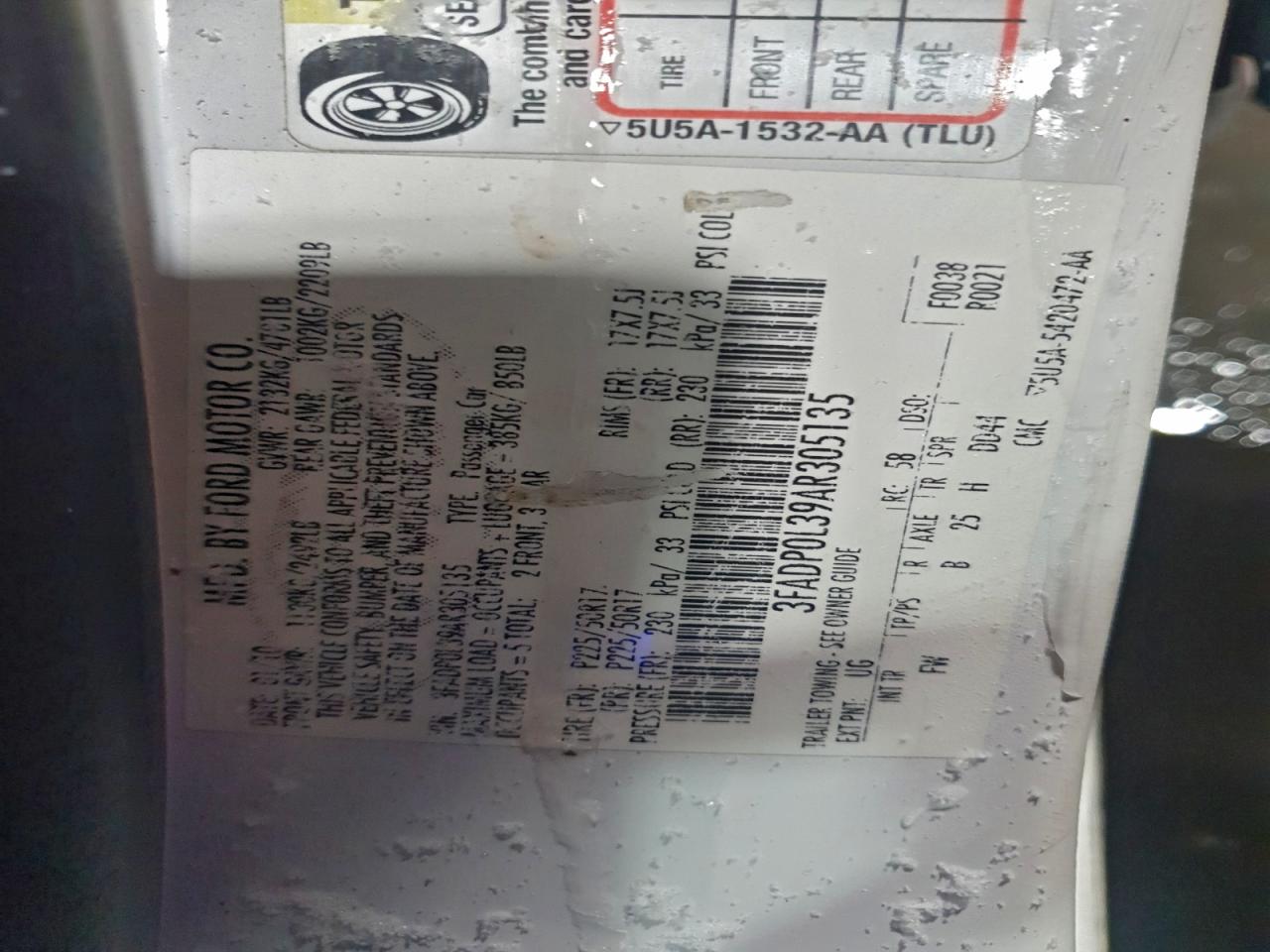 2010 FORD FUSION HYBRID photo 12