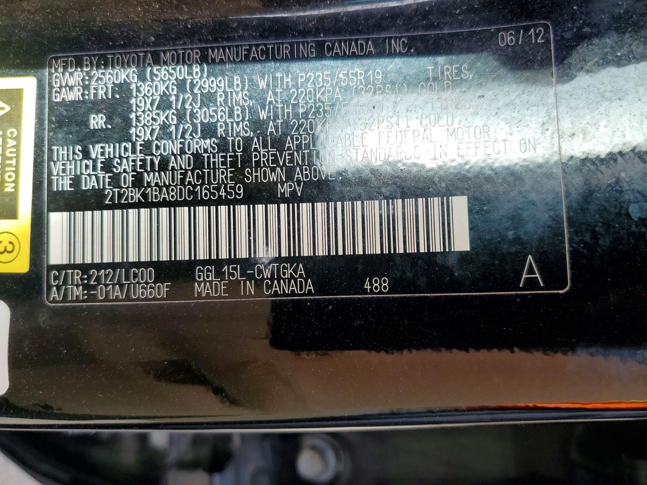 2013 LEXUS RX 350 BASE photo 13