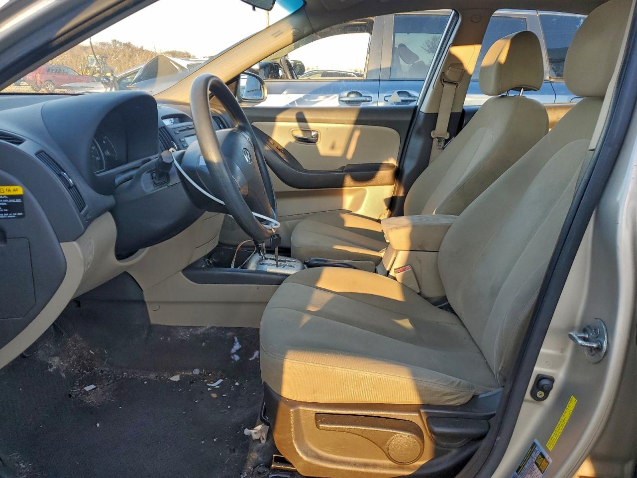 2010 HYUNDAI ELANTRA BLUE photo 7