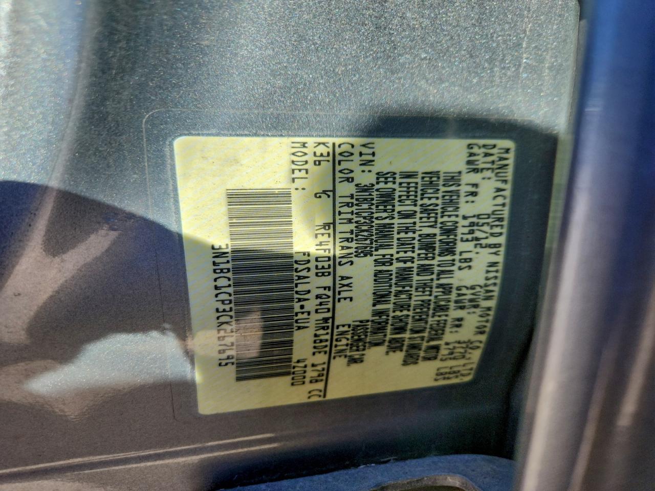 2012 NISSAN VERSA S photo 13