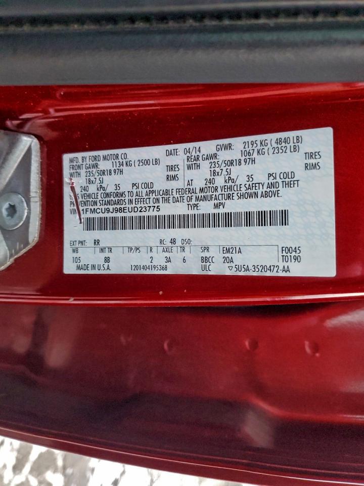 2014 FORD ESCAPE TITANIUM photo 13