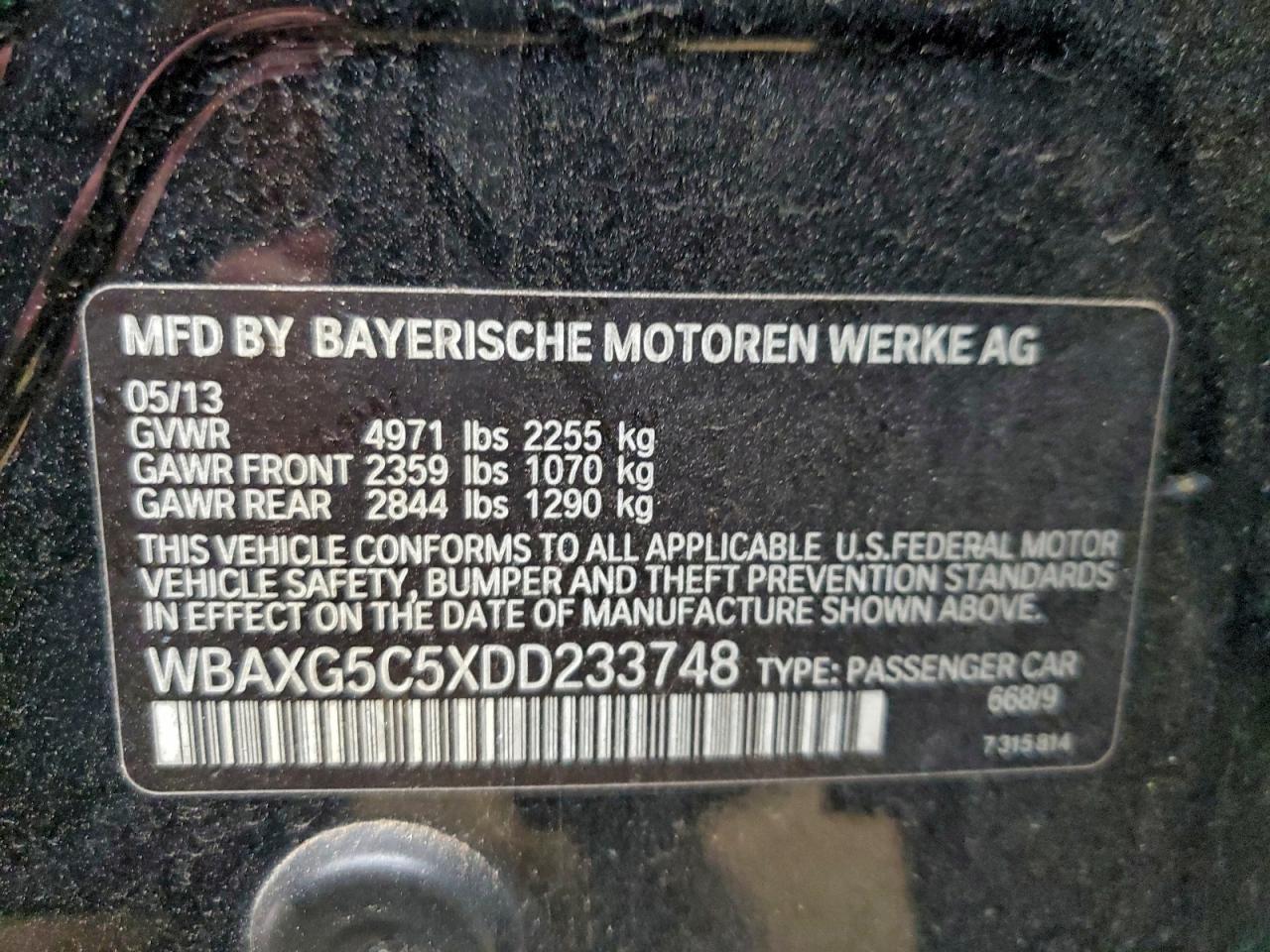 2013 BMW 528 I photo 12