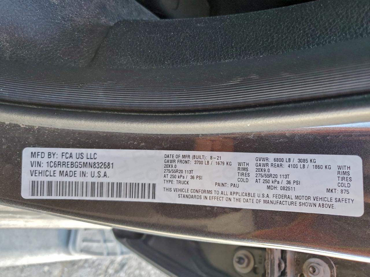 2021 RAM 1500 BIG HORN/LONE STAR photo 12