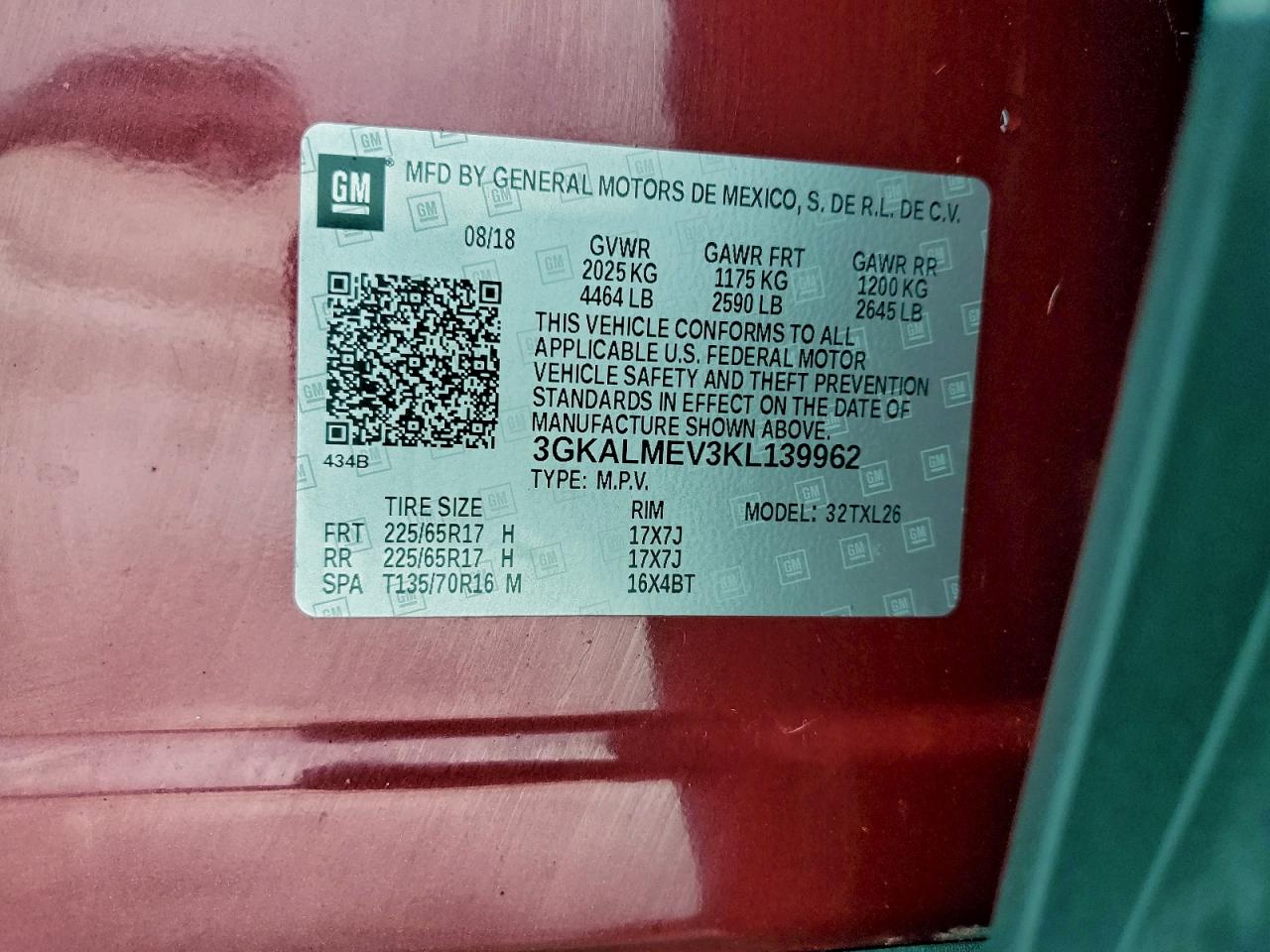 2019 GMC TERRAIN SLE photo 12