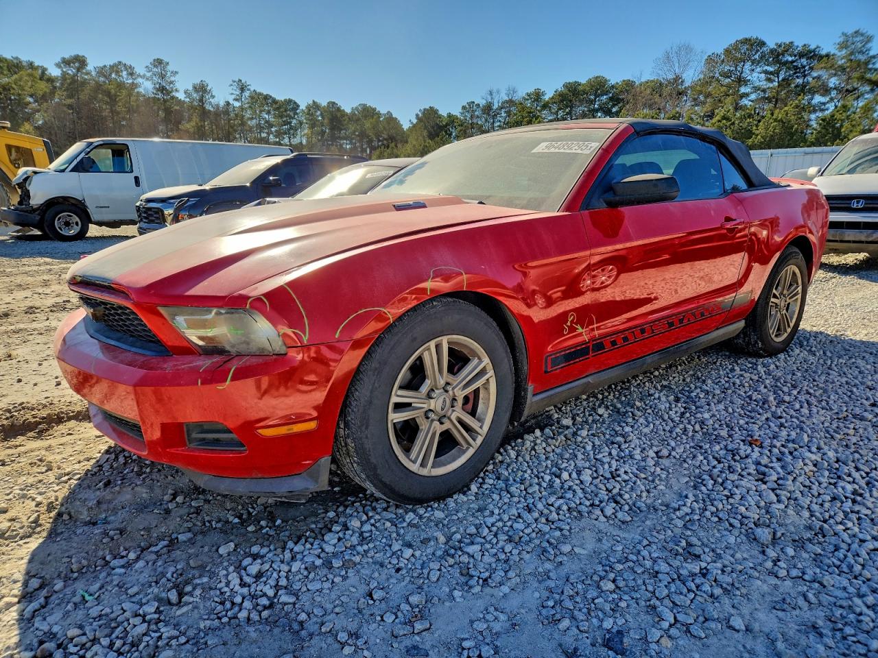 2012 FORD MUSTANG — FRONT END damage — photo 1