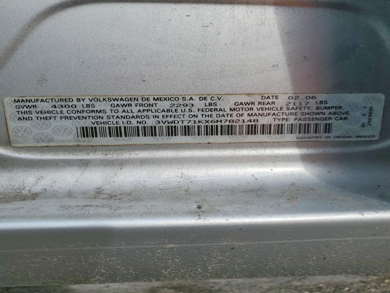 2006 VOLKSWAGEN JETTA TDI OPTION PACKAGE 2 photo 25