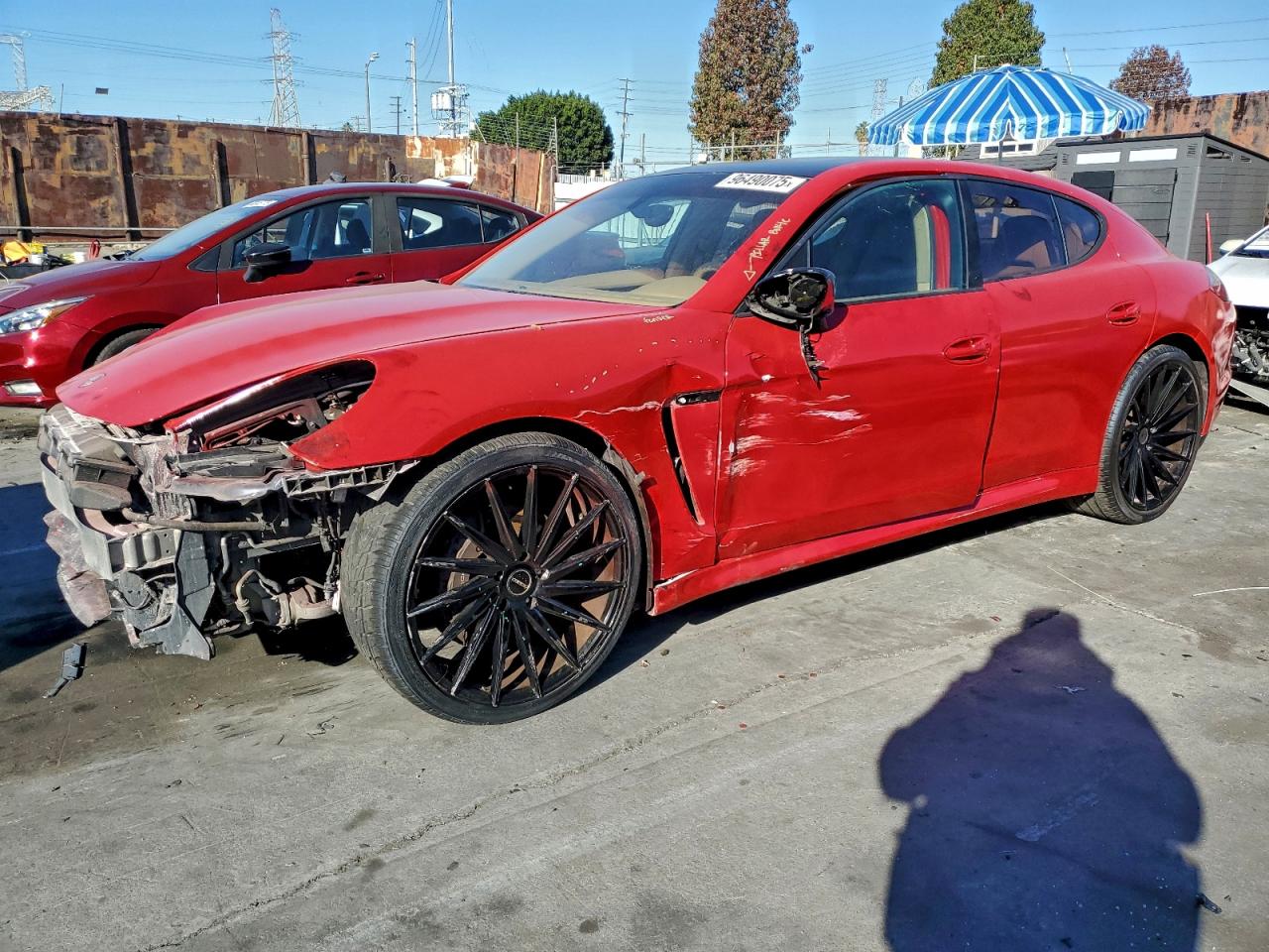 2011 PORSCHE PANAMERA 2 — FRONT END damage — photo 1