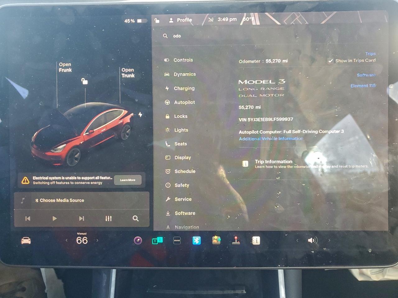 2020 TESLA MODEL 3 photo 9
