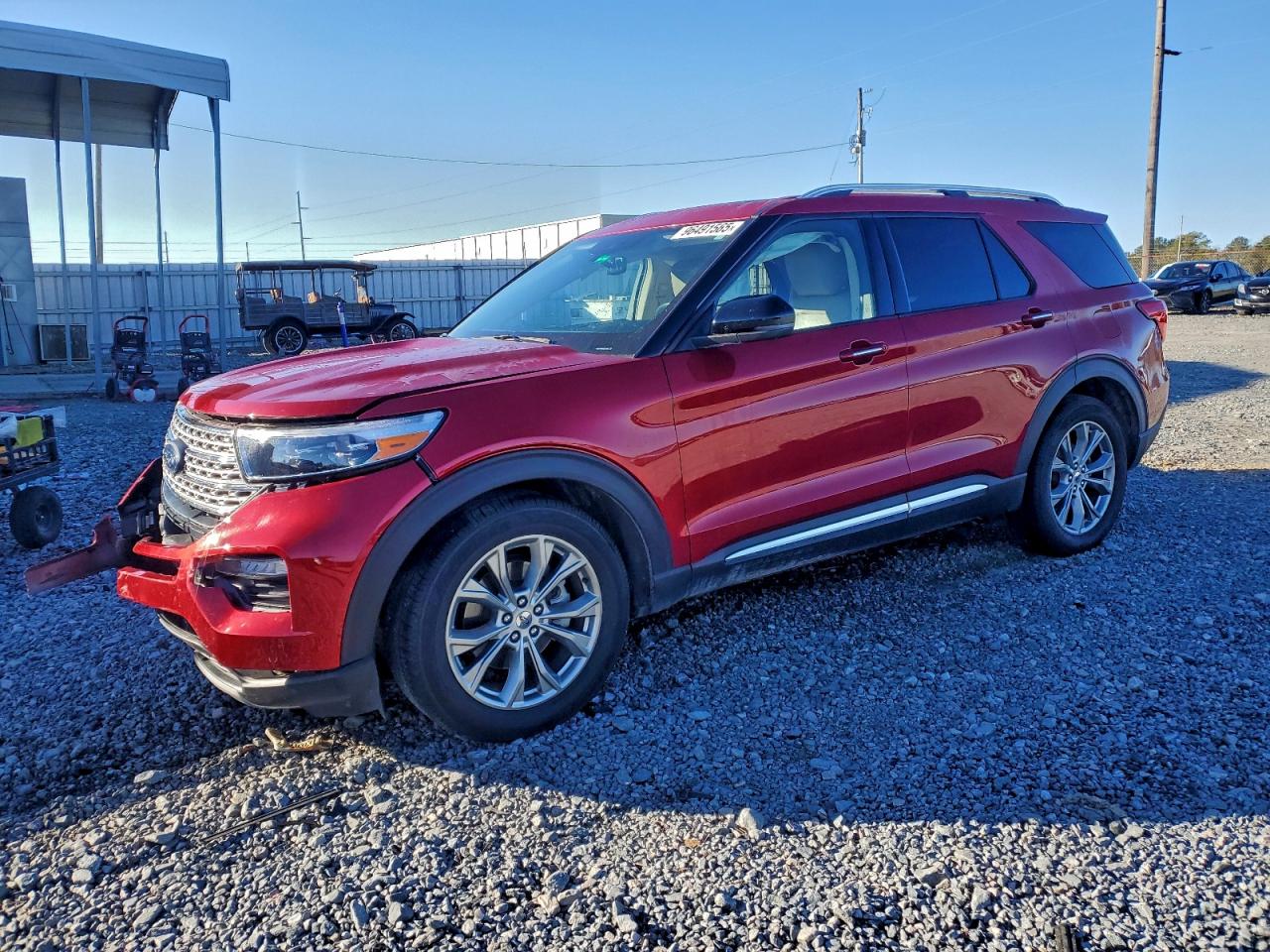 2021 FORD EXPLORER LIMITED — FRONT END damage — photo 1