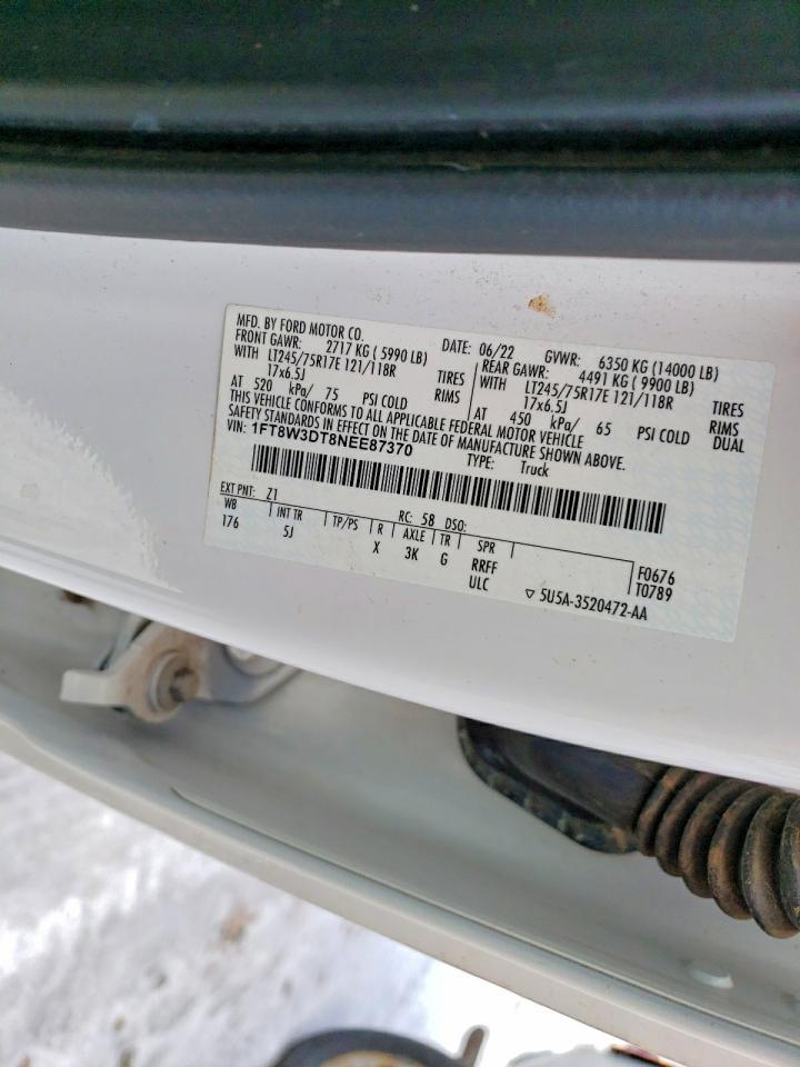 2022 FORD F350 SUPER DUTY photo 12