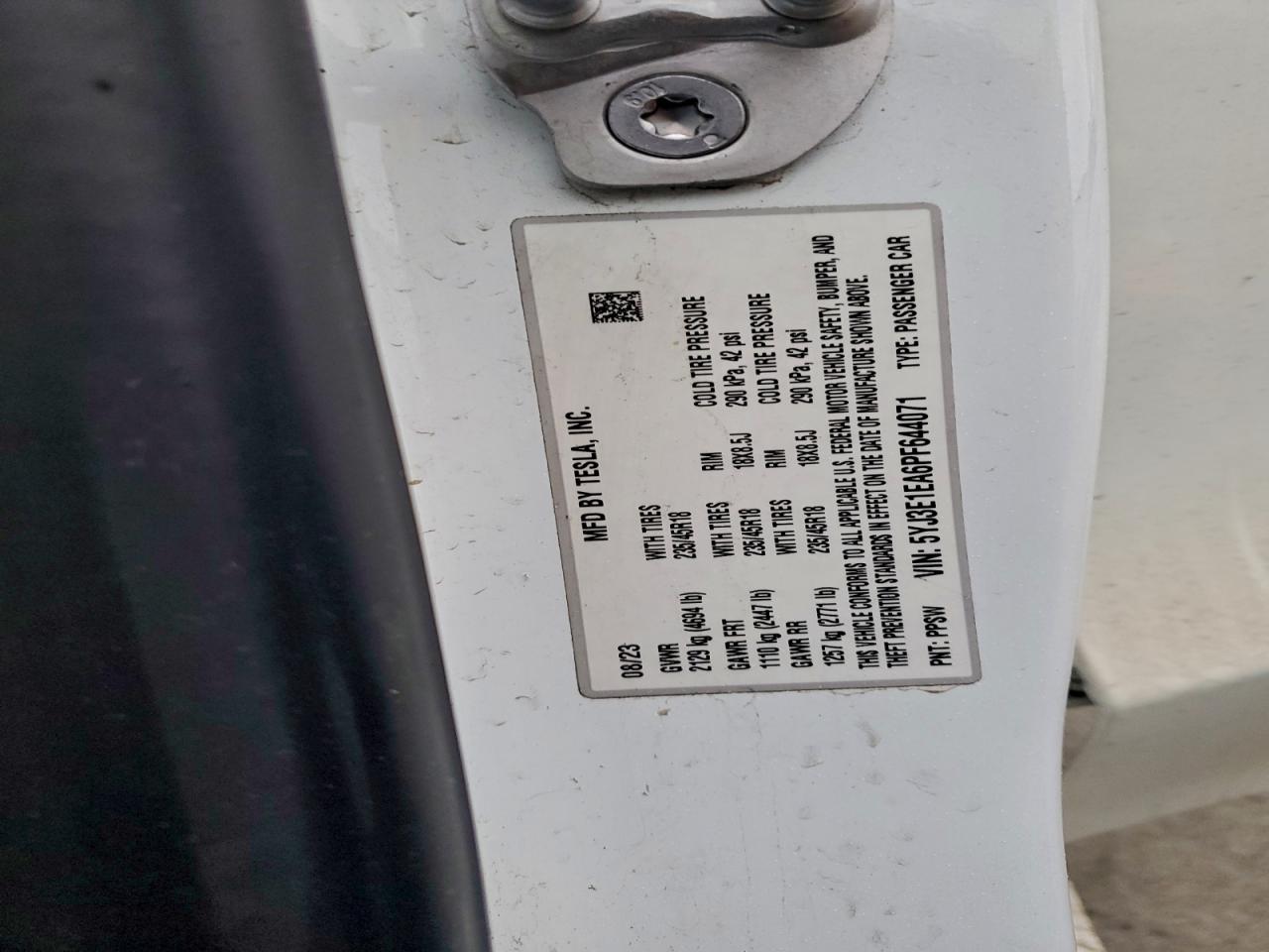 2023 TESLA MODEL 3 photo 12