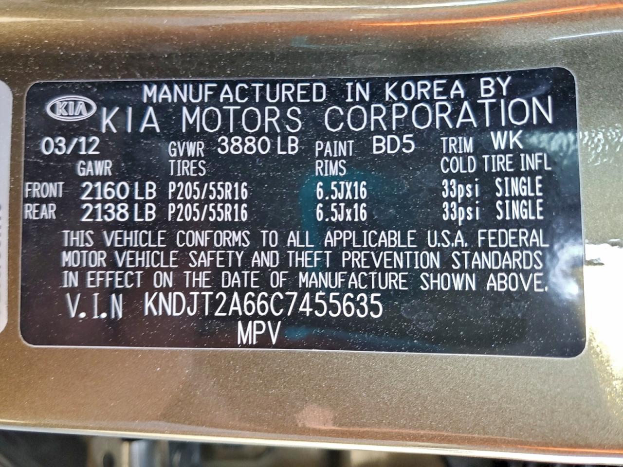 2012 KIA SOUL + photo 12