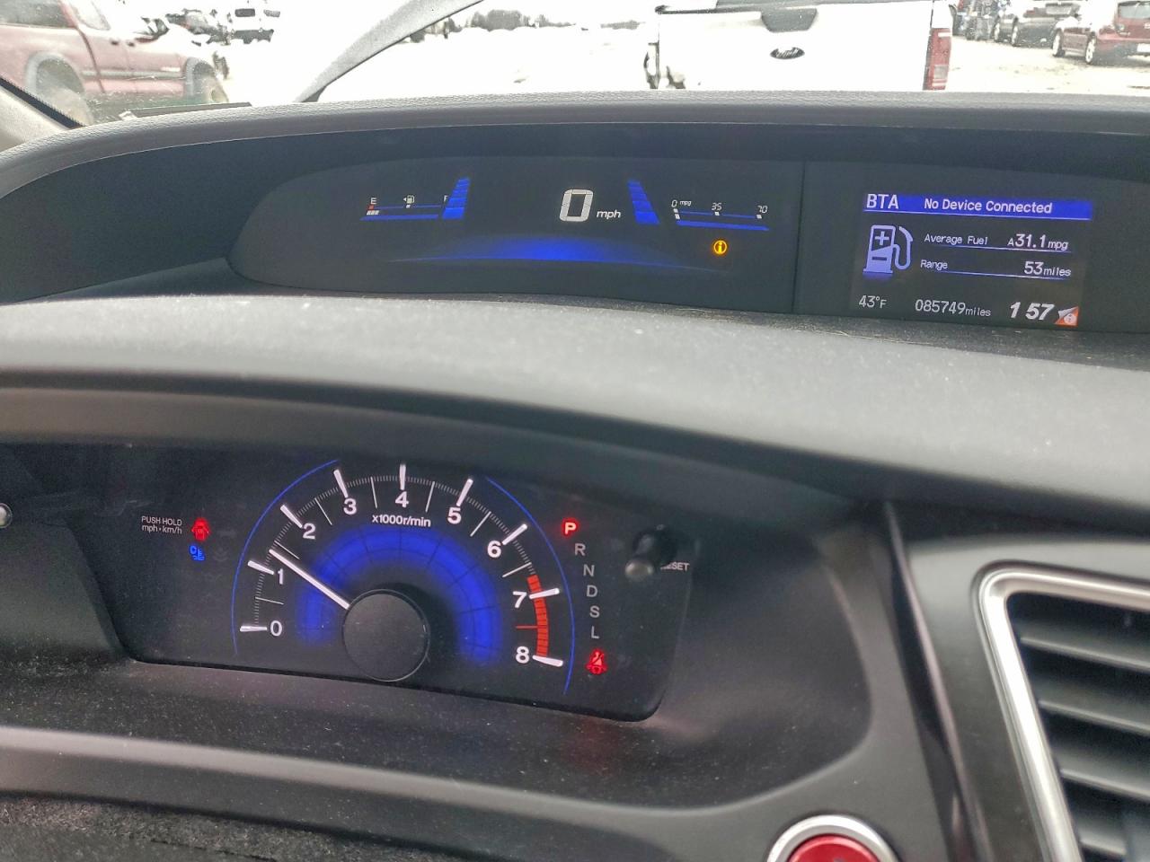2015 HONDA CIVIC EXL photo 9