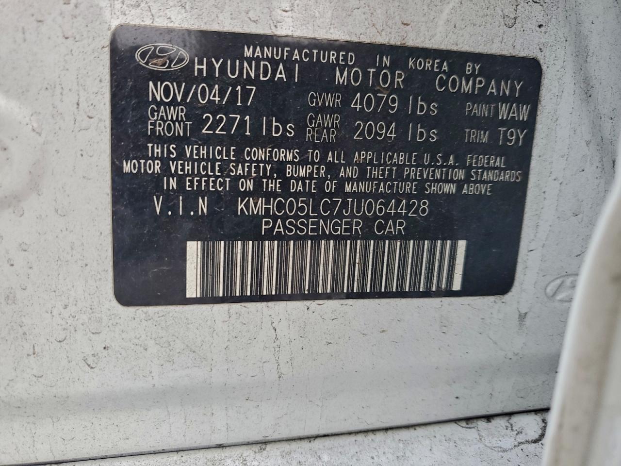 2018 HYUNDAI IONIQ LIMITED photo 23