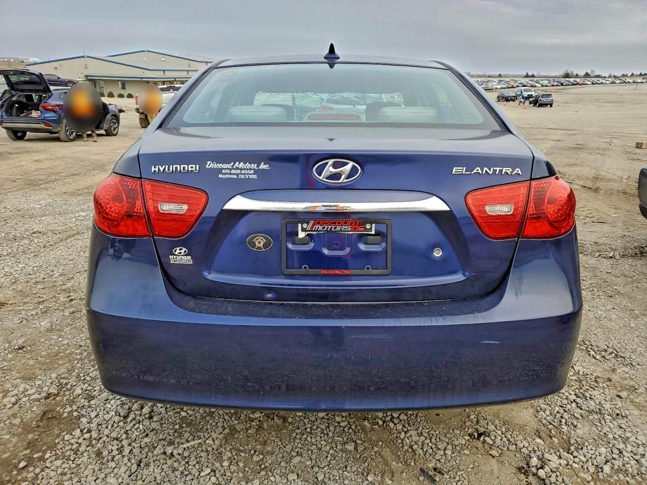 2010 HYUNDAI ELANTRA BLUE photo 6