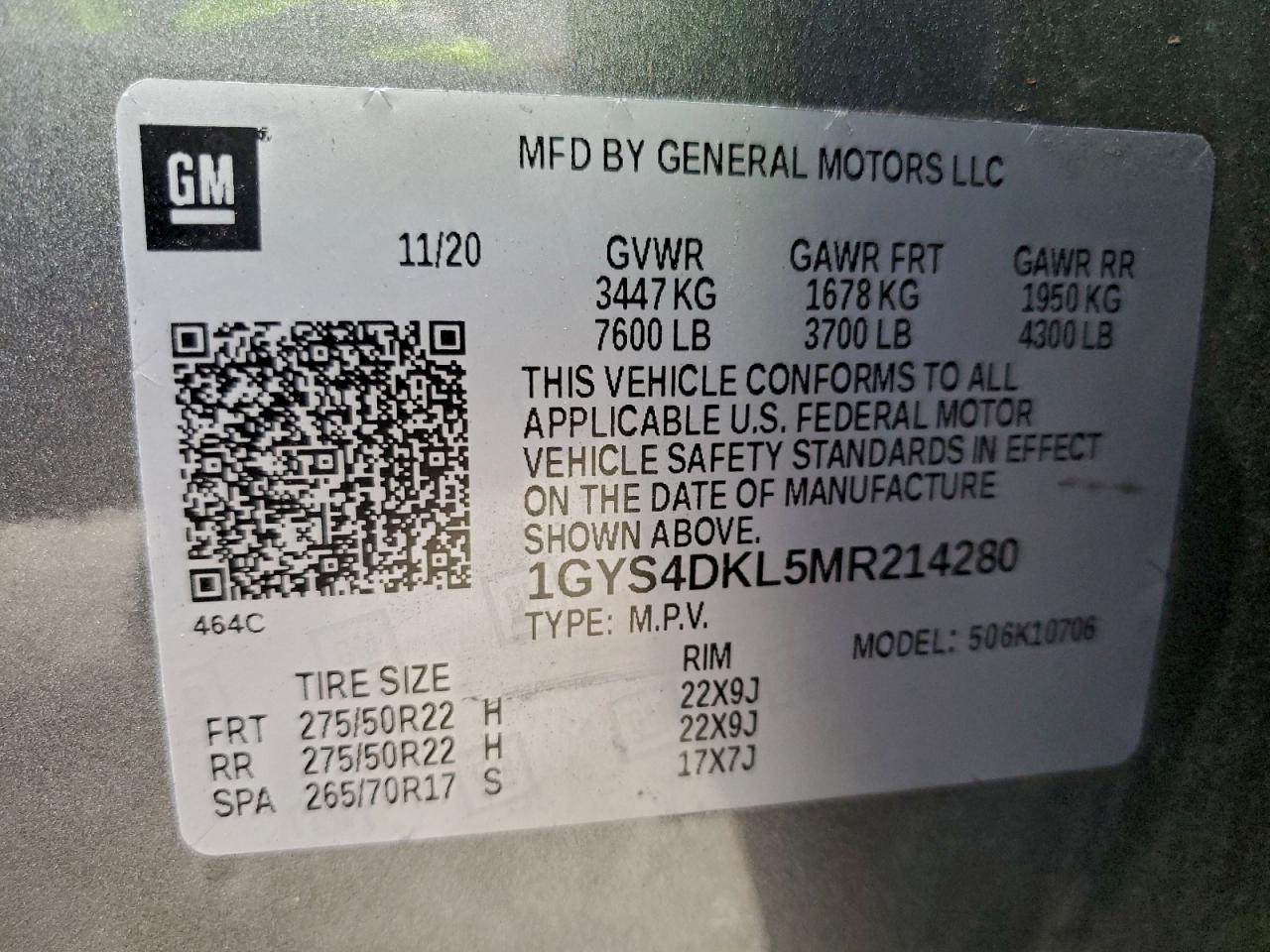 2021 CADILLAC ESCALADE PREMIUM LUXURY PLATINUM photo 13
