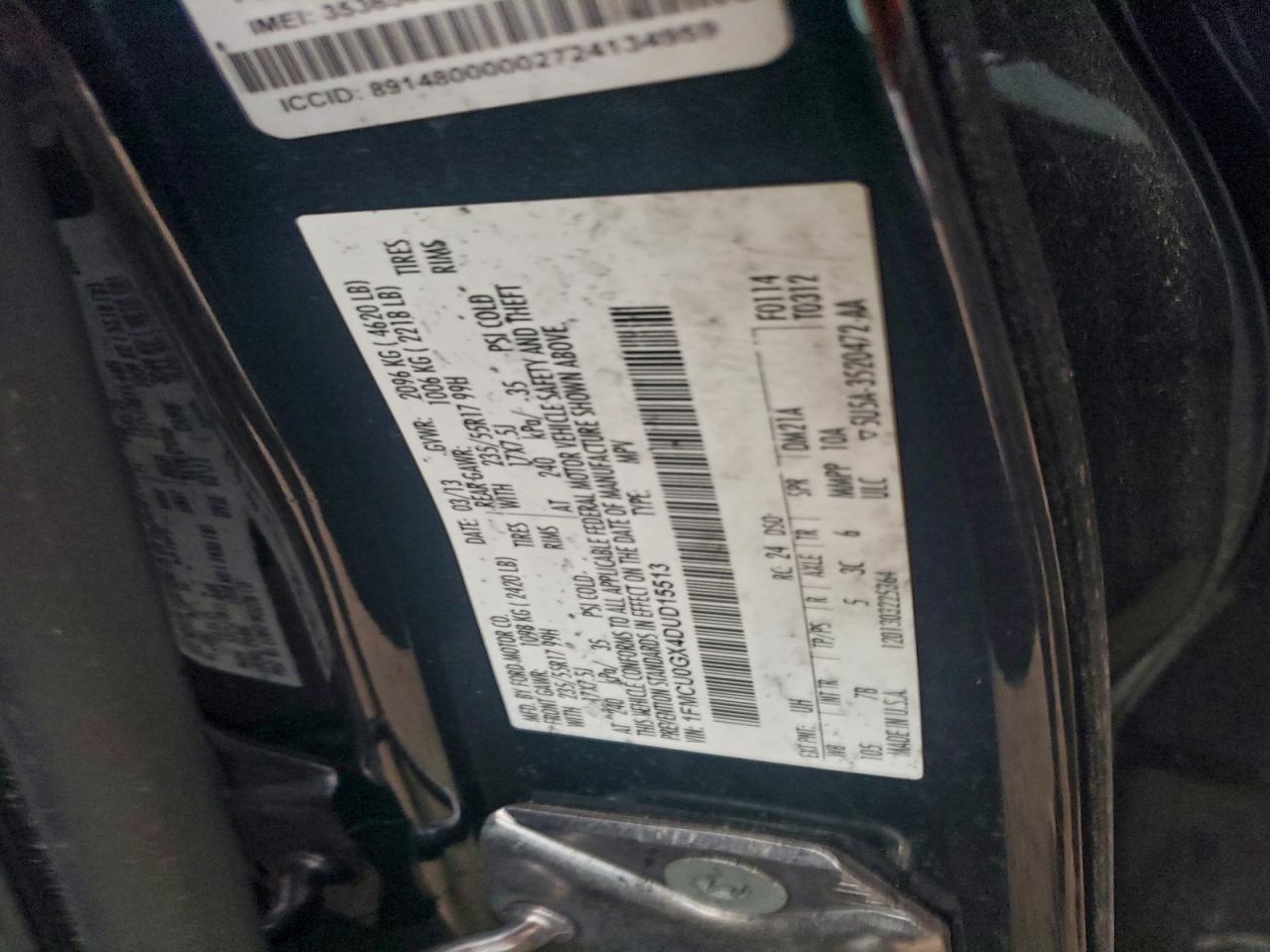 2013 FORD ESCAPE SE photo 13