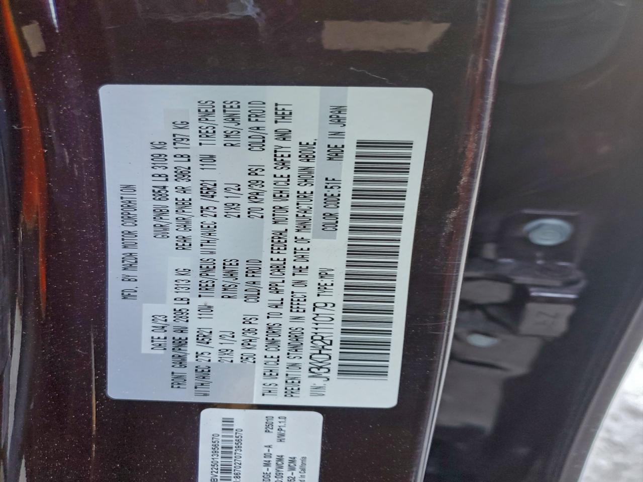 2024 MAZDA CX-90 PREMIUM photo 13