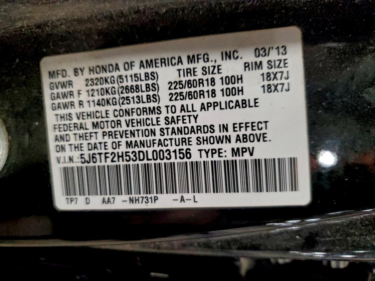 2013 HONDA CROSSTOUR EXL photo 12
