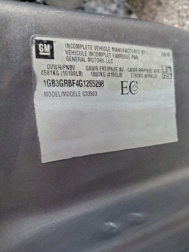2016 CHEVROLET EXPRESS G3500 photo 10