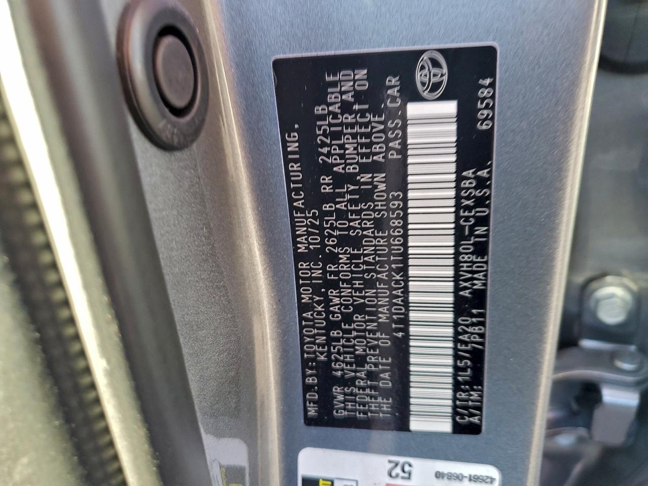 2026 TOYOTA CAMRY XSE photo 12
