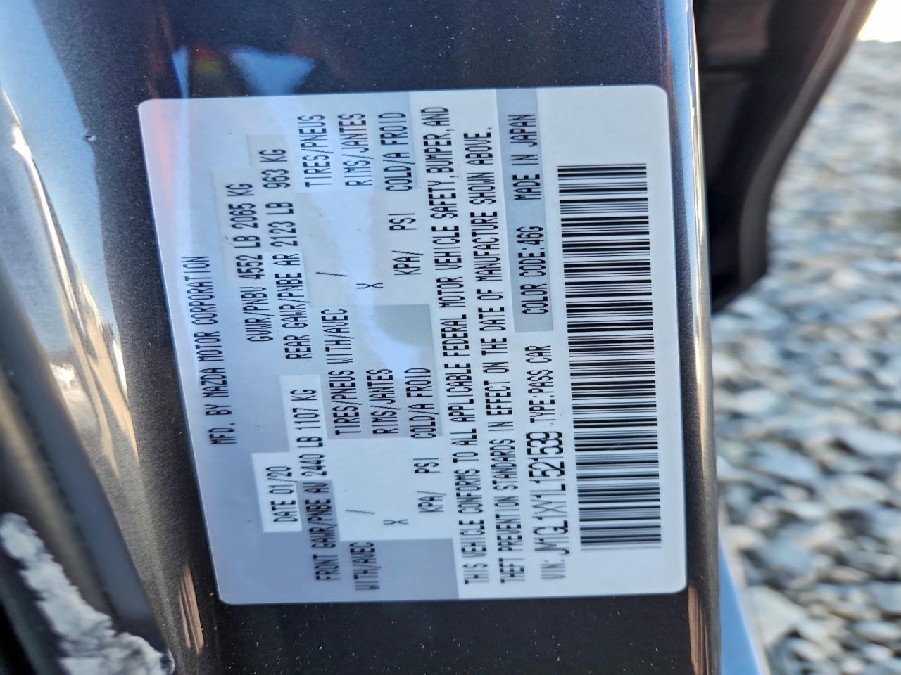 2020 MAZDA 6 SIGNATURE photo 12