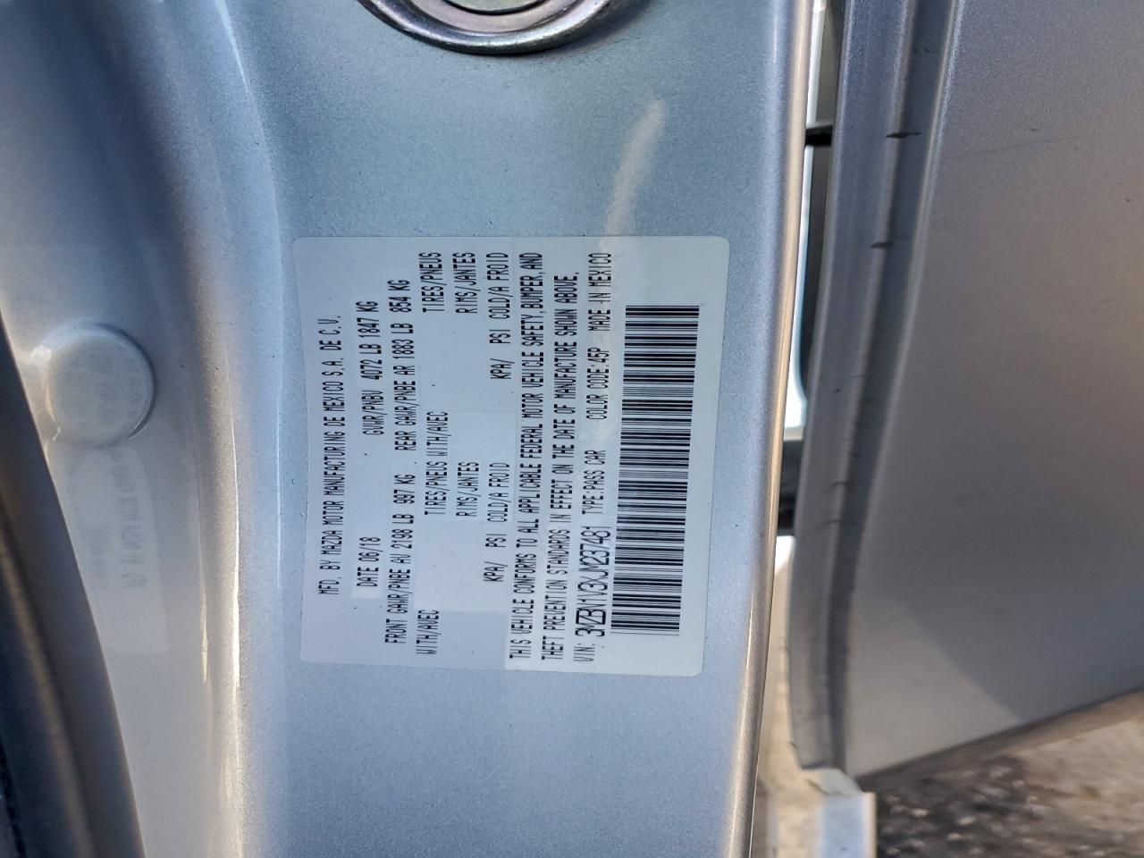 2018 MAZDA 3 TOURING photo 12