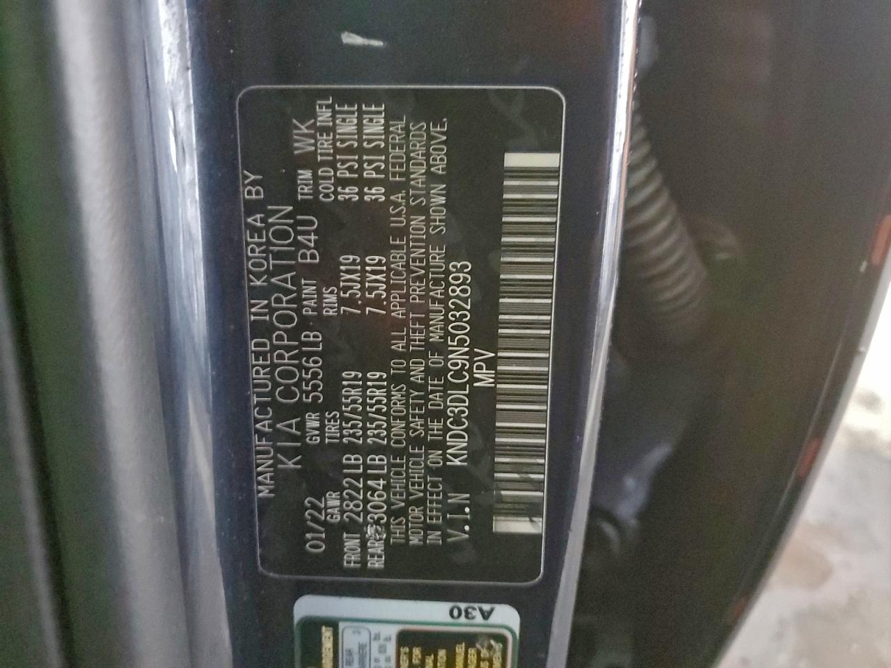 2022 KIA EV6 LIGHT photo 12