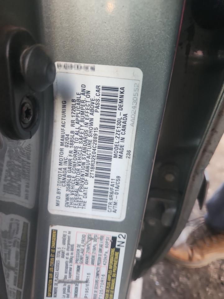 2004 TOYOTA COROLLA CE photo 13
