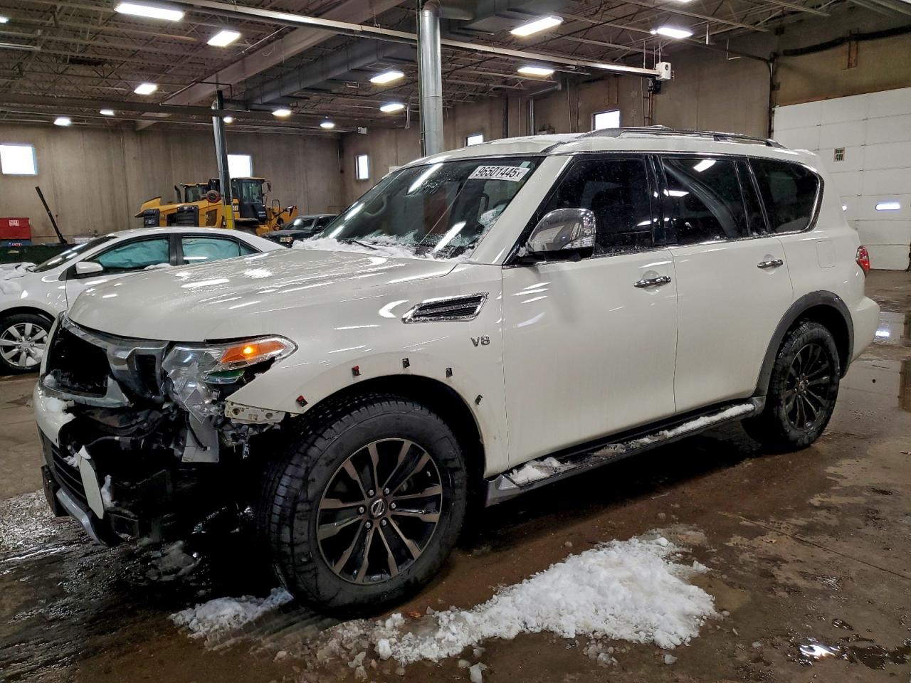 2018 NISSAN ARMADA PLATINUM — FRONT END damage — photo 1