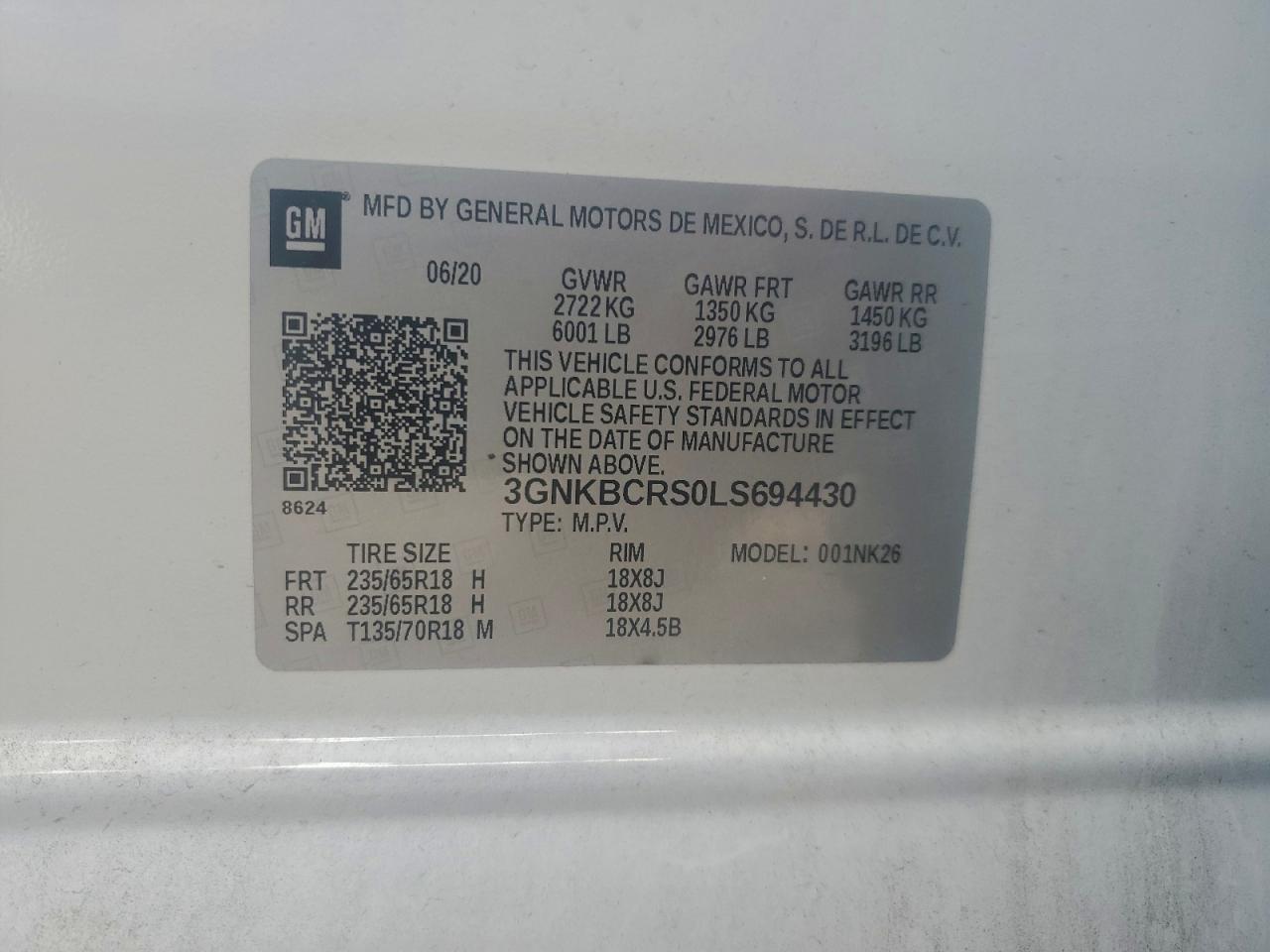 2020 CHEVROLET BLAZER 2LT photo 14