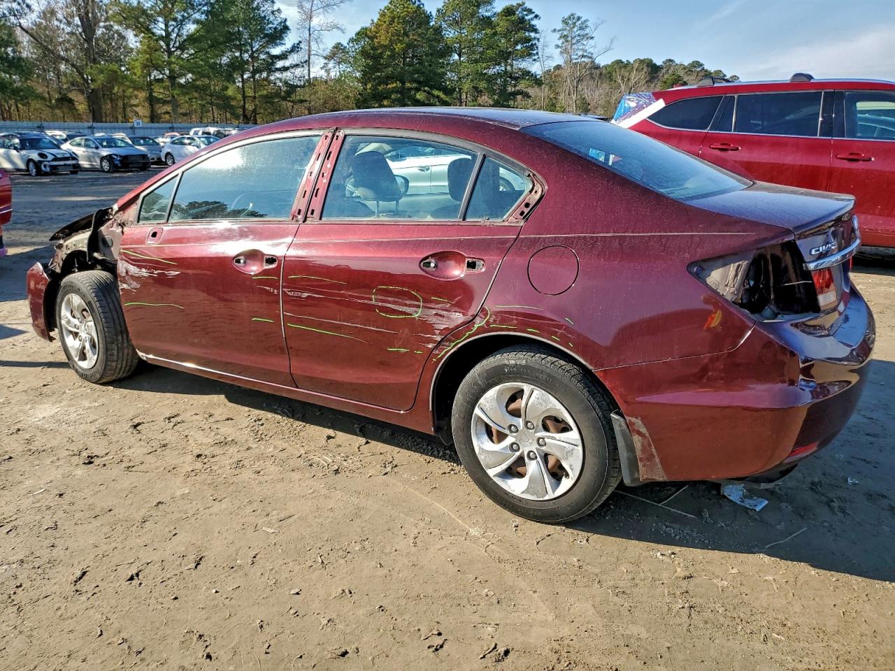 2014 HONDA CIVIC LX photo 2
