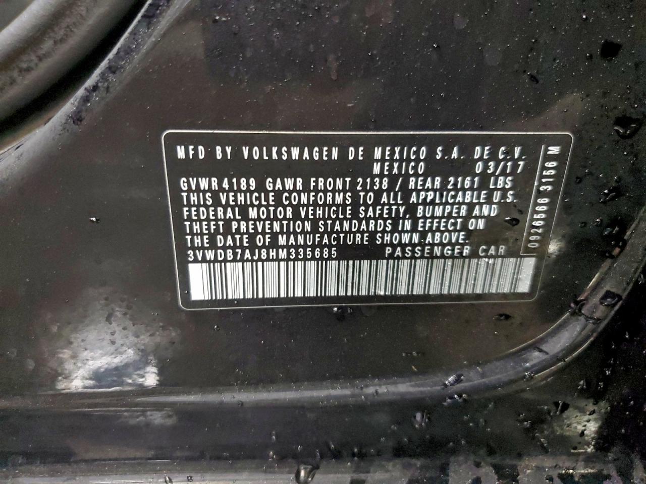2017 VOLKSWAGEN JETTA SE photo 23