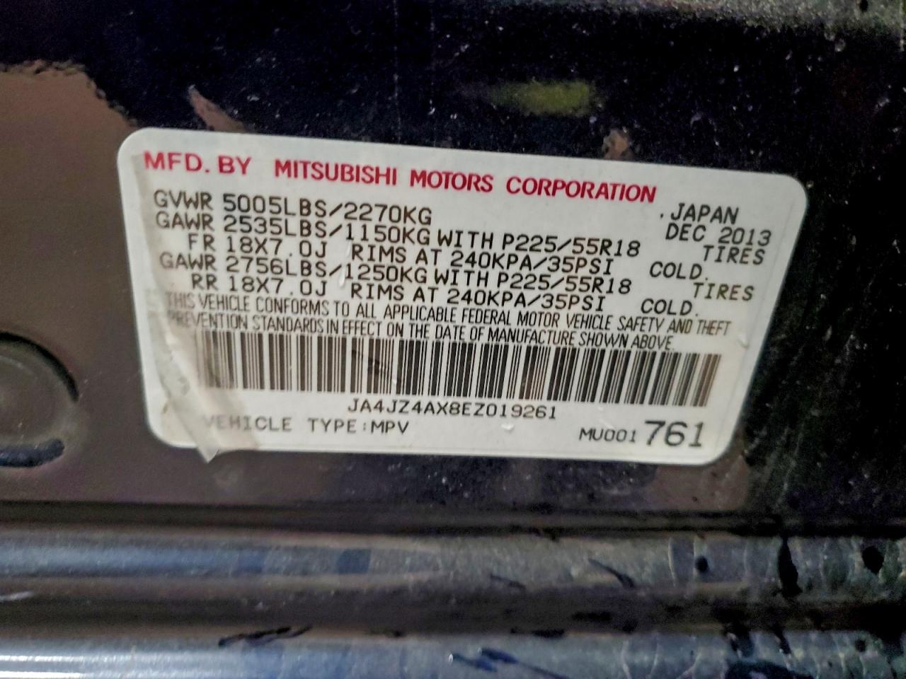 2014 MITSUBISHI OUTLANDER GT photo 14