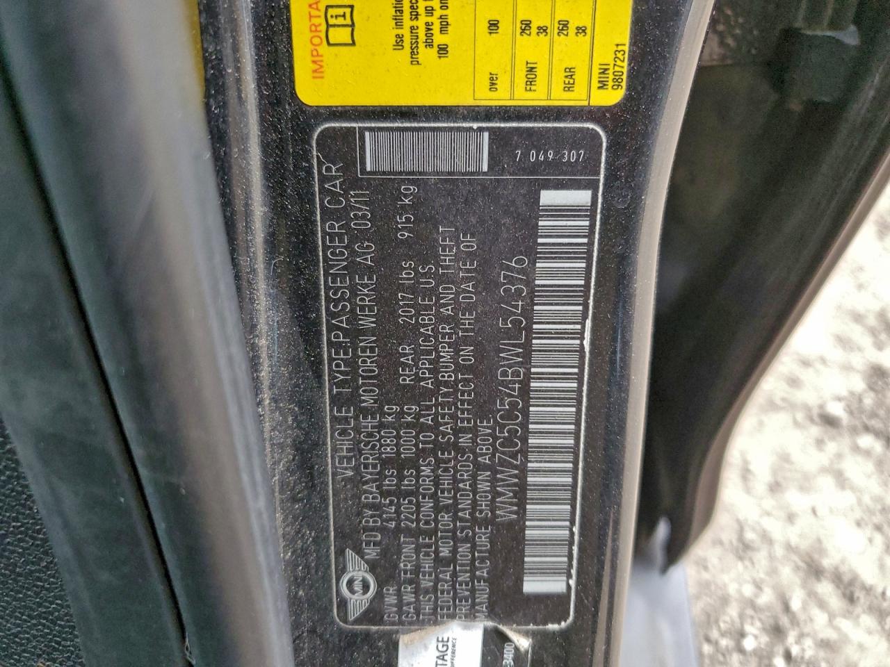 2011 MINI COOPER S COUNTRYMAN photo 12