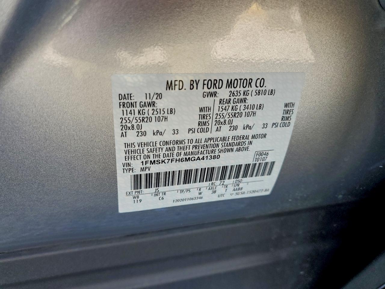 2021 FORD EXPLORER LIMITED photo 25